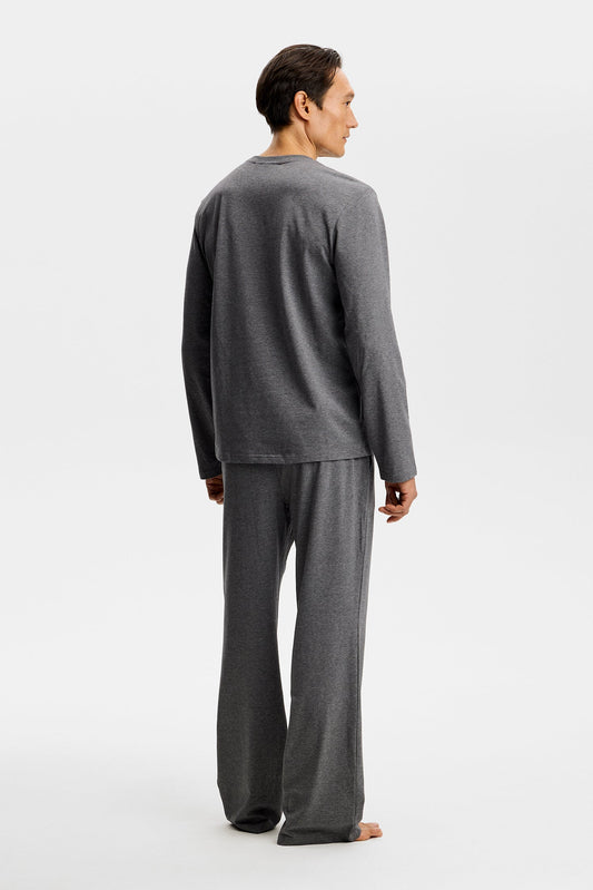 Pyjama-Set Pierce / Dunkelgrau meliert