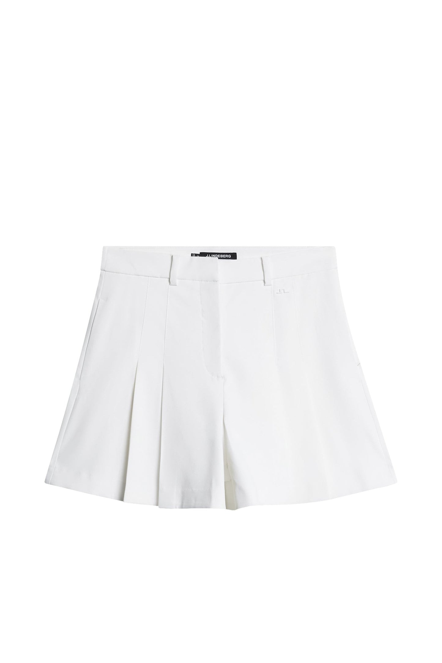 Arella Plissée-Shorts / Weiß