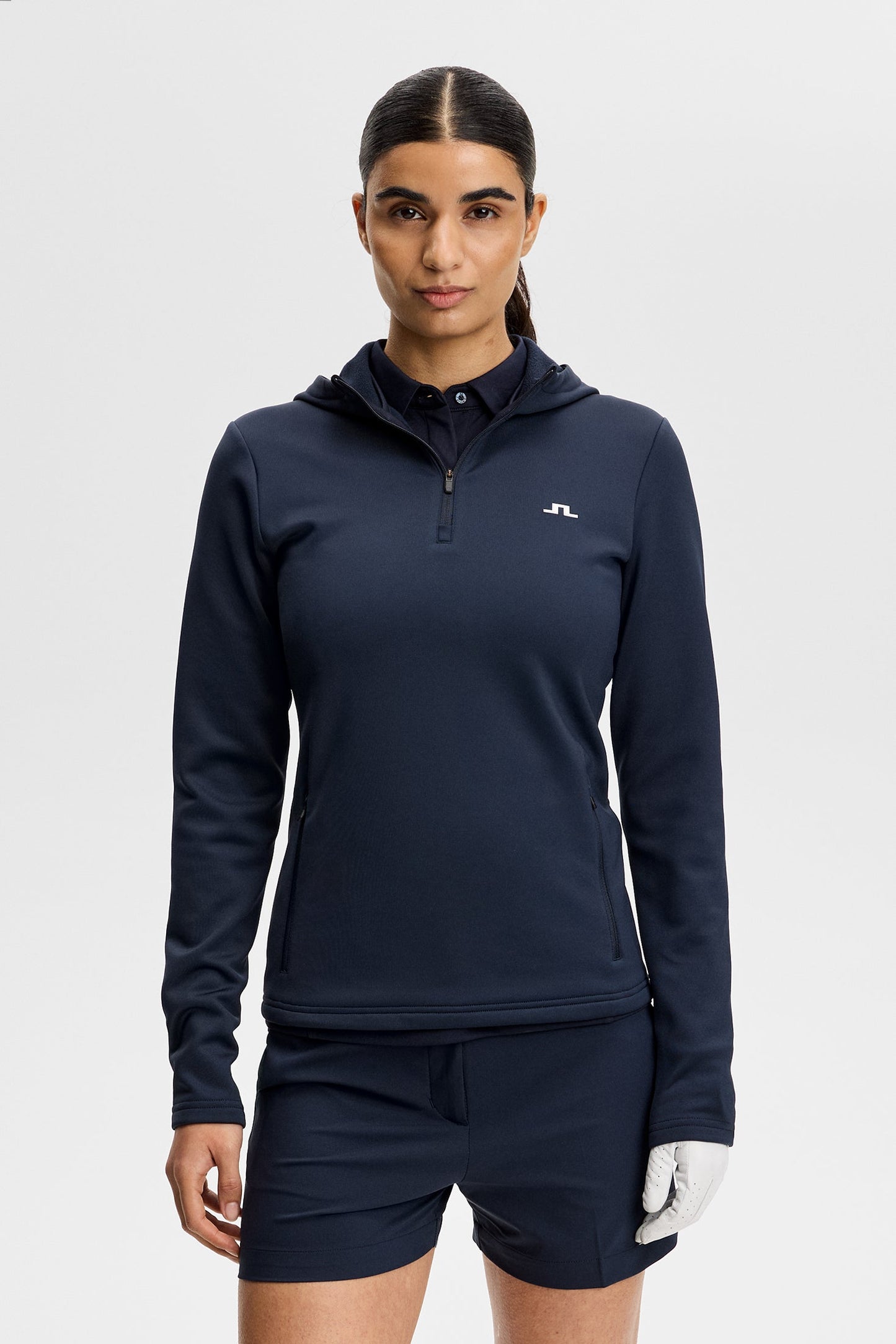 Aerielle Kapuzenpullover mit Reißverschluss / Navy
