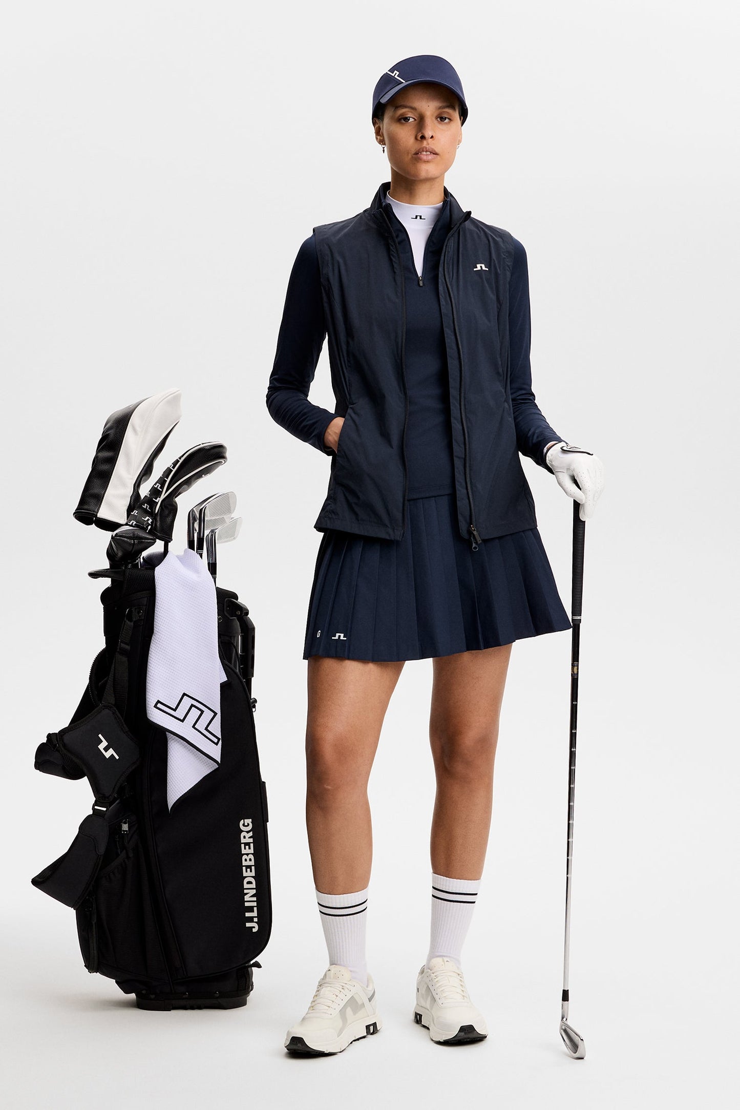 Cindy Half-Zip Mid Layer / Navy