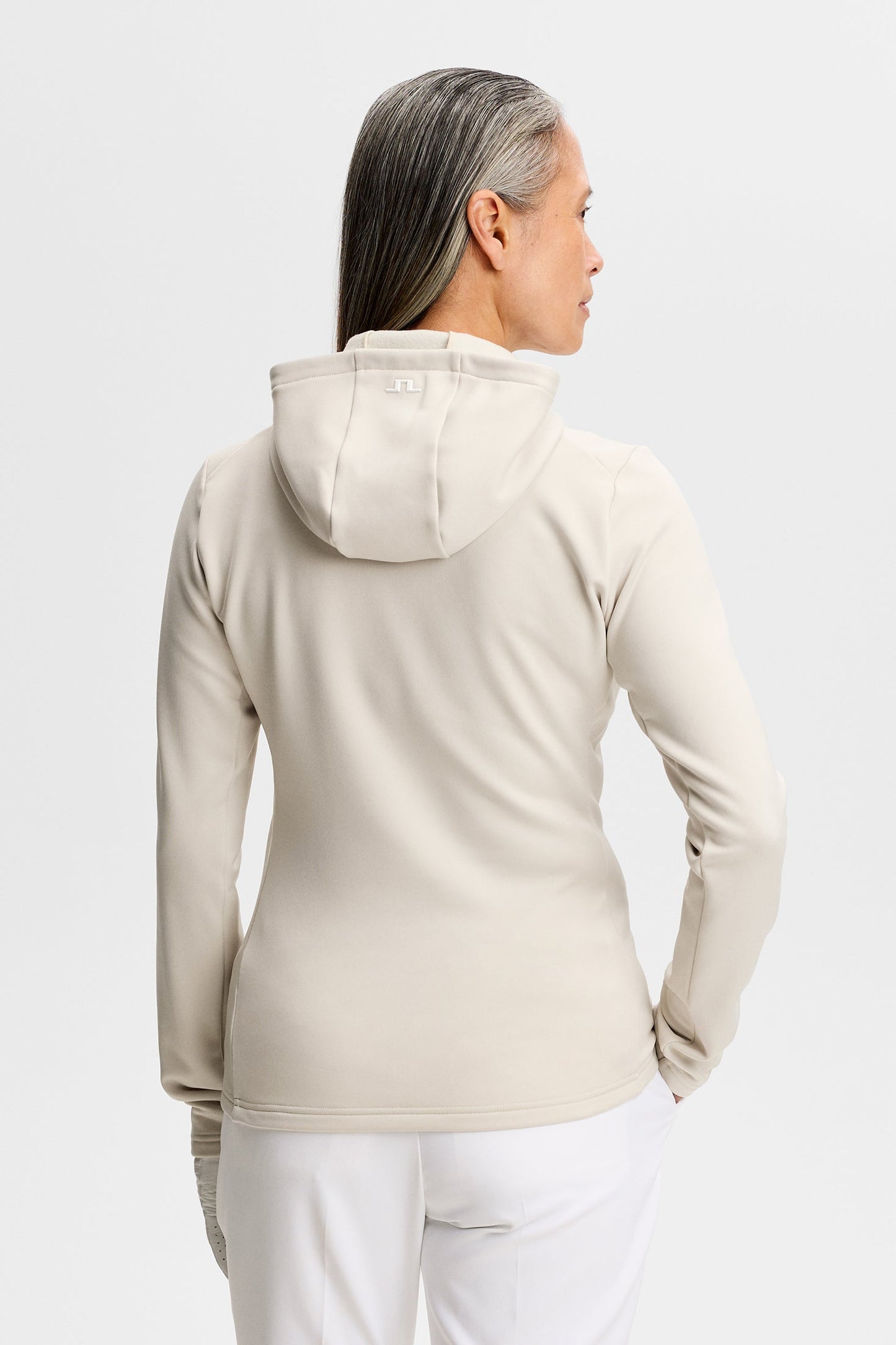 Aerielle Quarter Zip Hoodie / Moonbeam