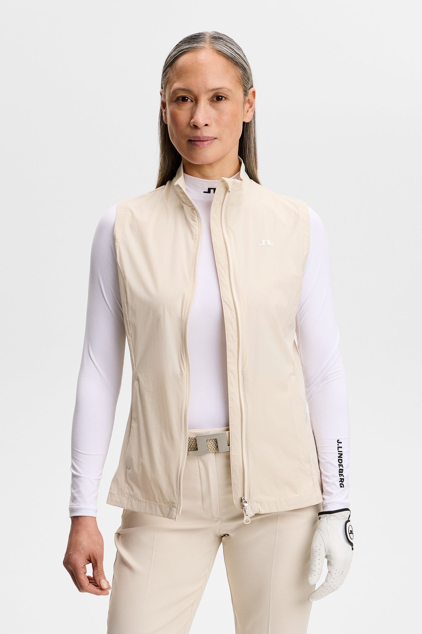 Thorine Wind Packable Weste / Moonbeam