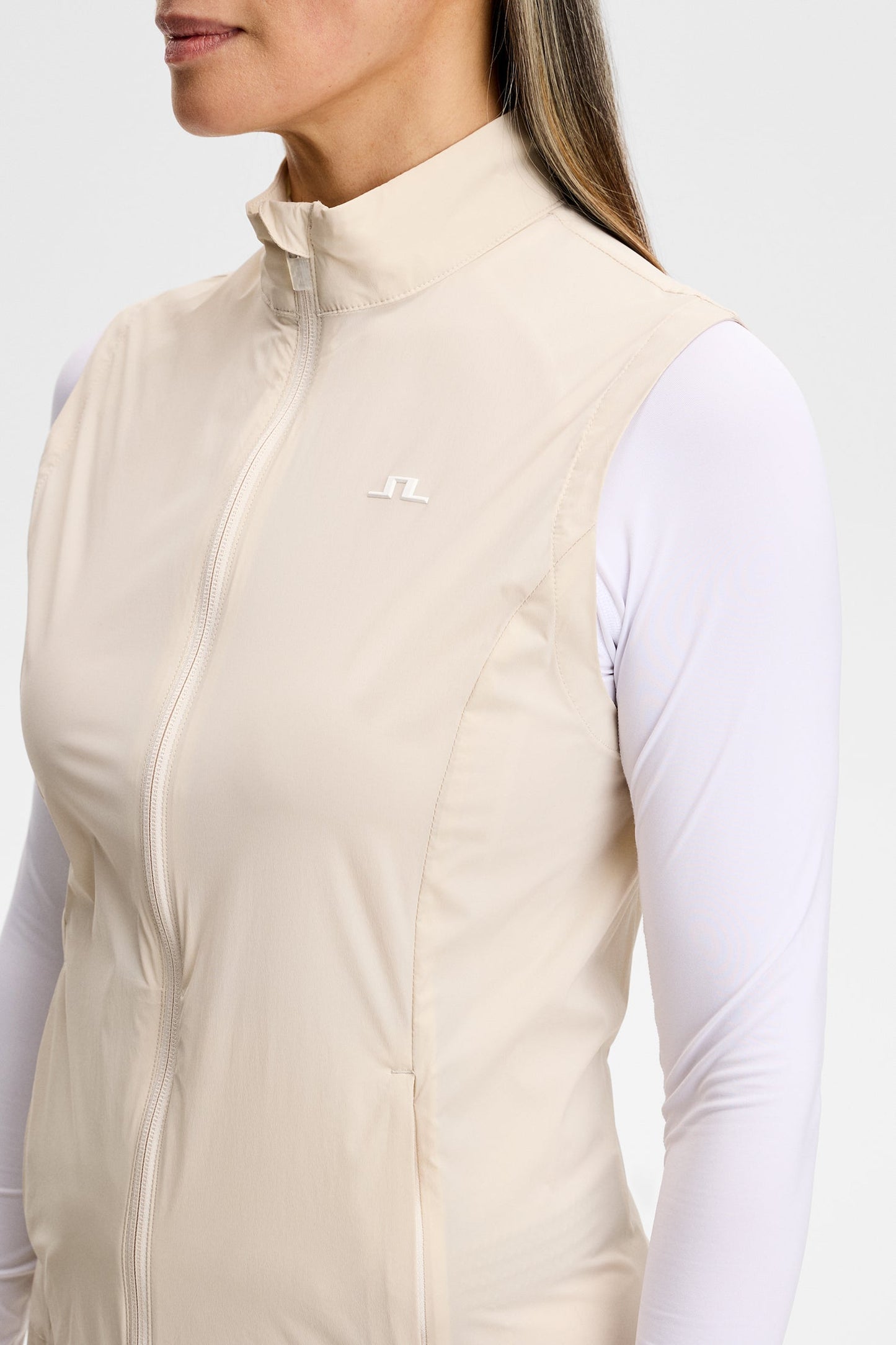 Thorine Wind Packable Weste / Moonbeam