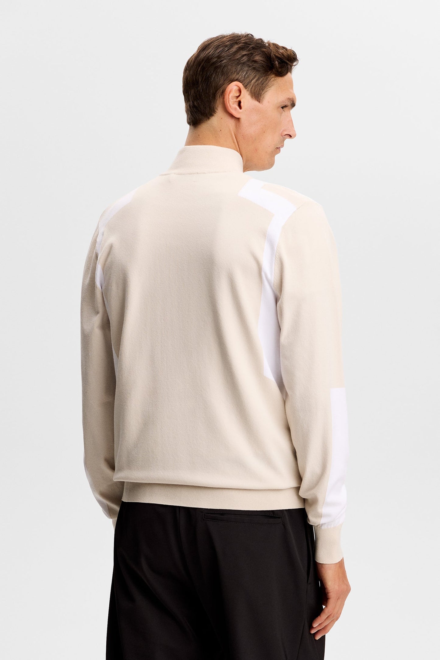 Kendrick Strickpullover mit Reißverschluss / Moonbeam