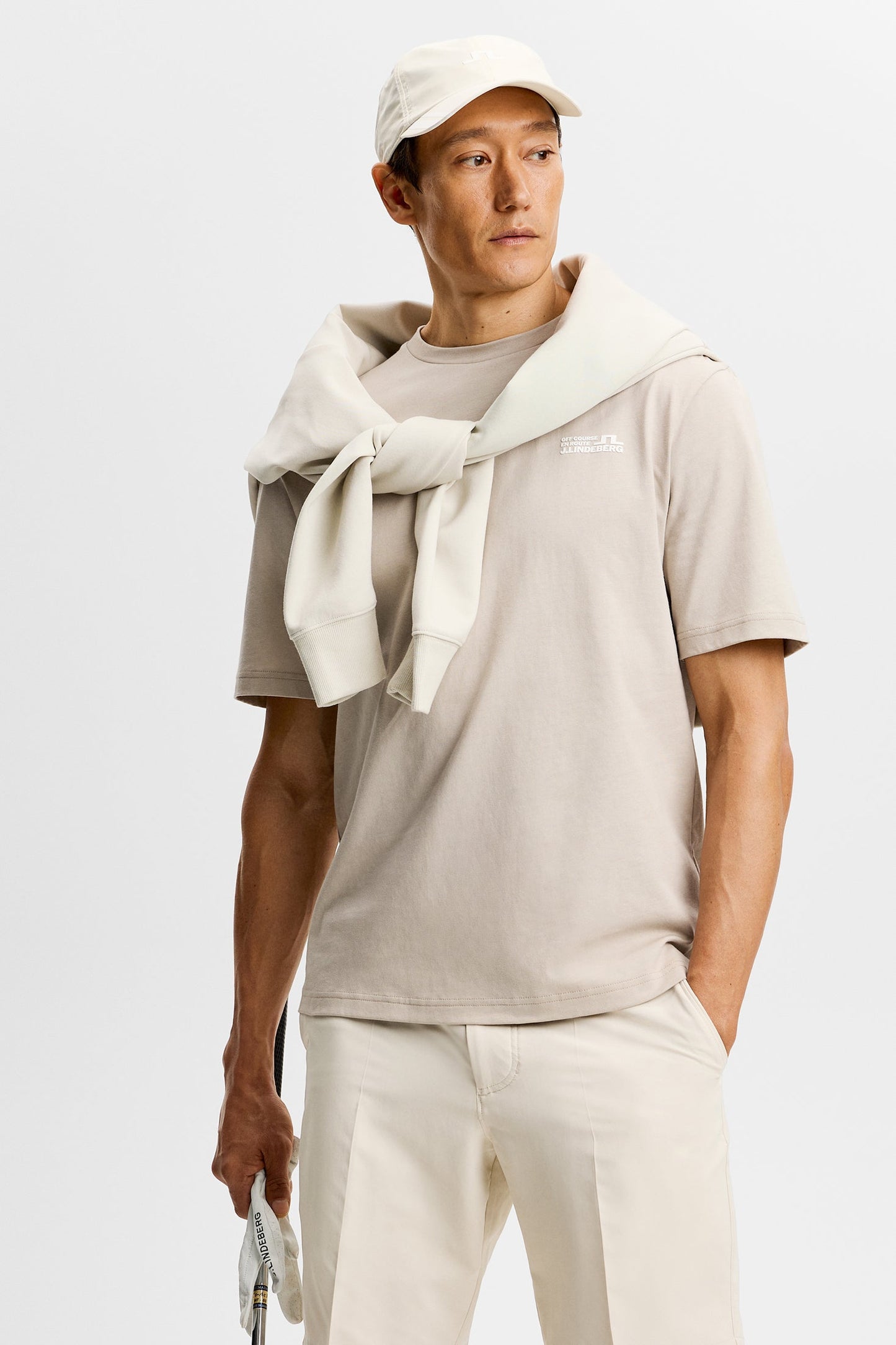 Grafik-T-Shirt / Oysterbraun