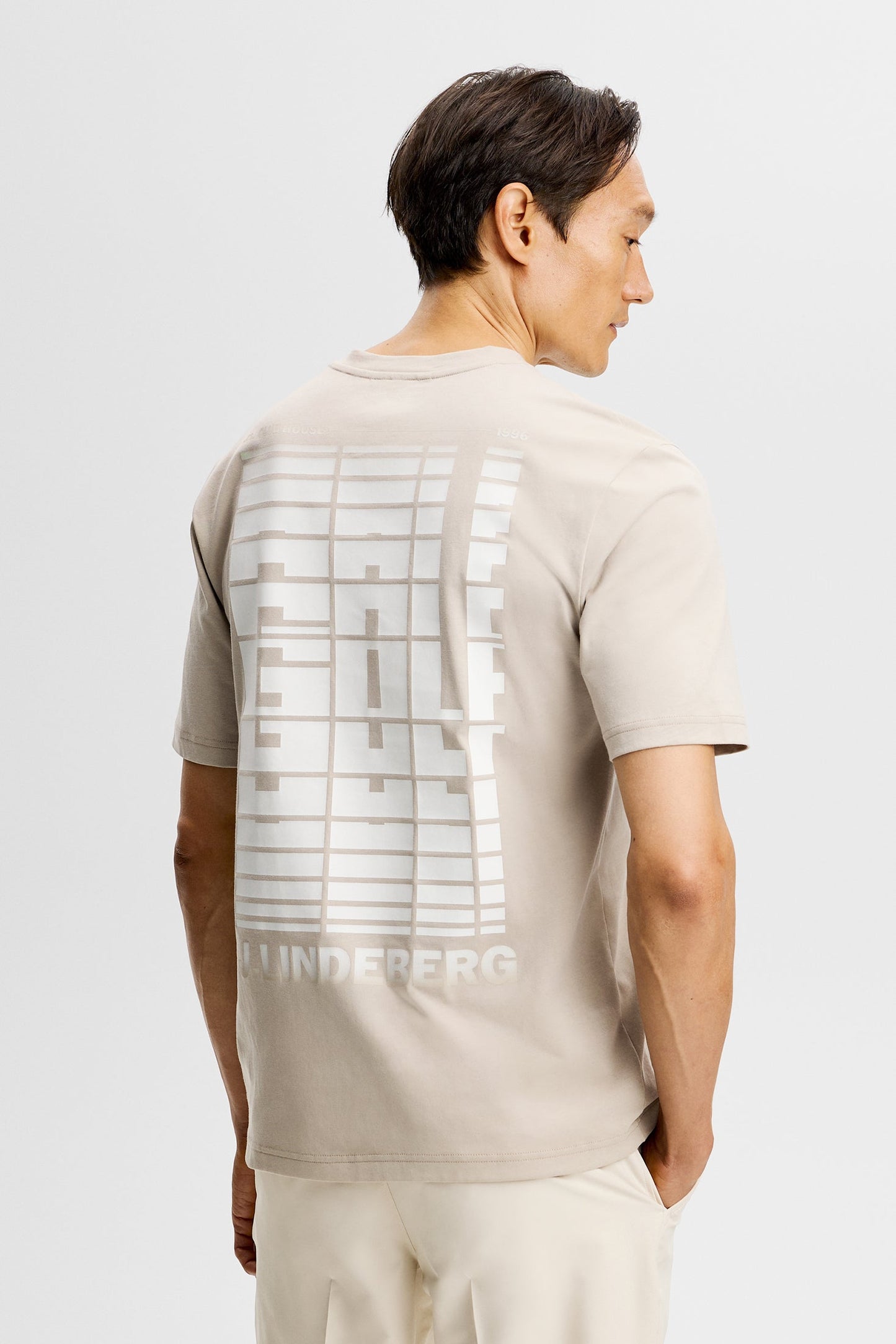 Grafik-T-Shirt / Oysterbraun