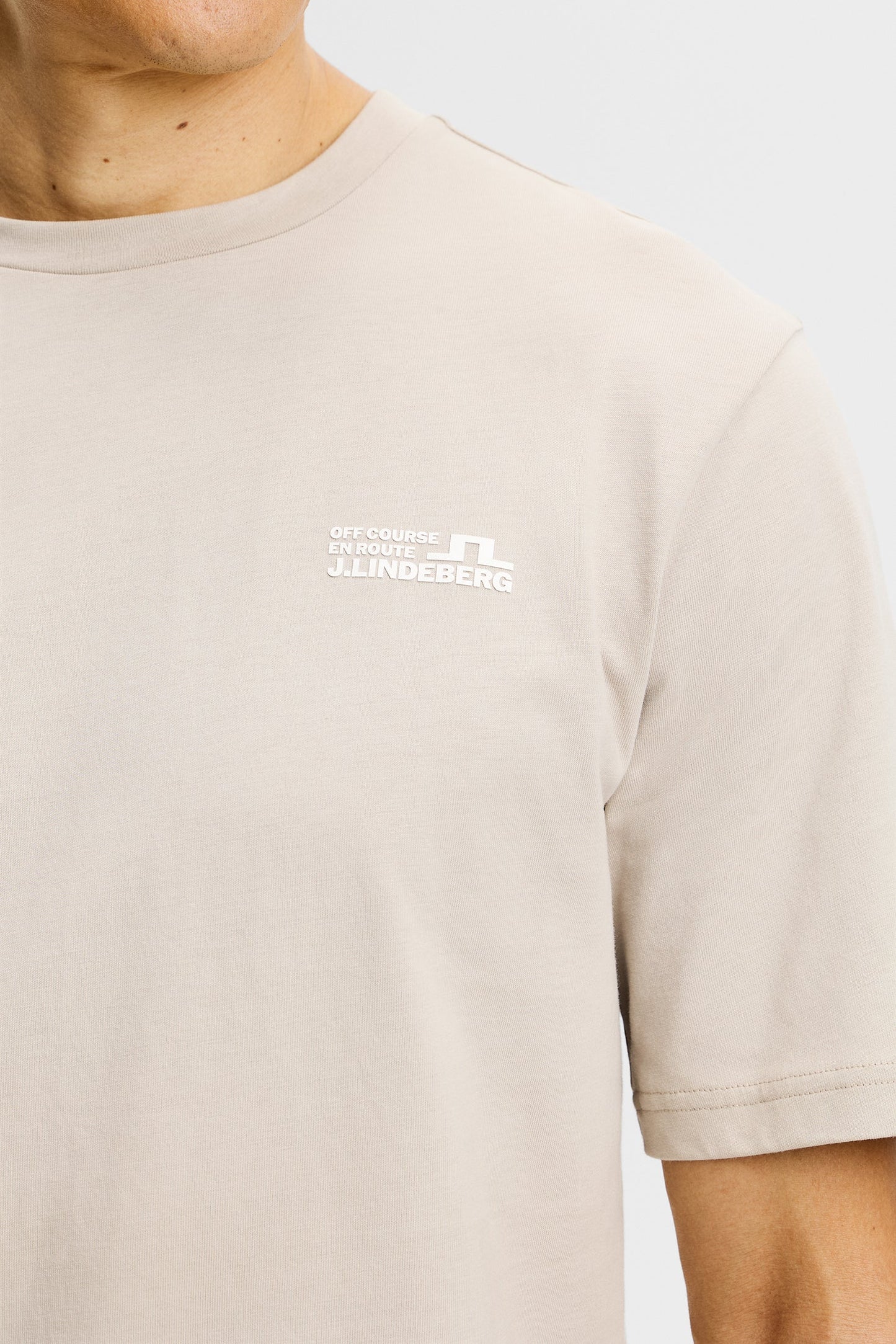 Grafik-T-Shirt / Oysterbraun